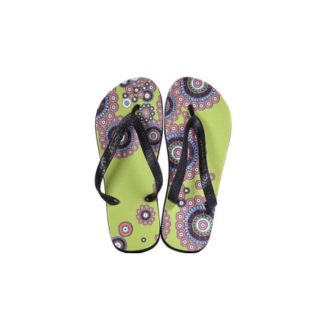 LINA flip-flopy bledo zelené